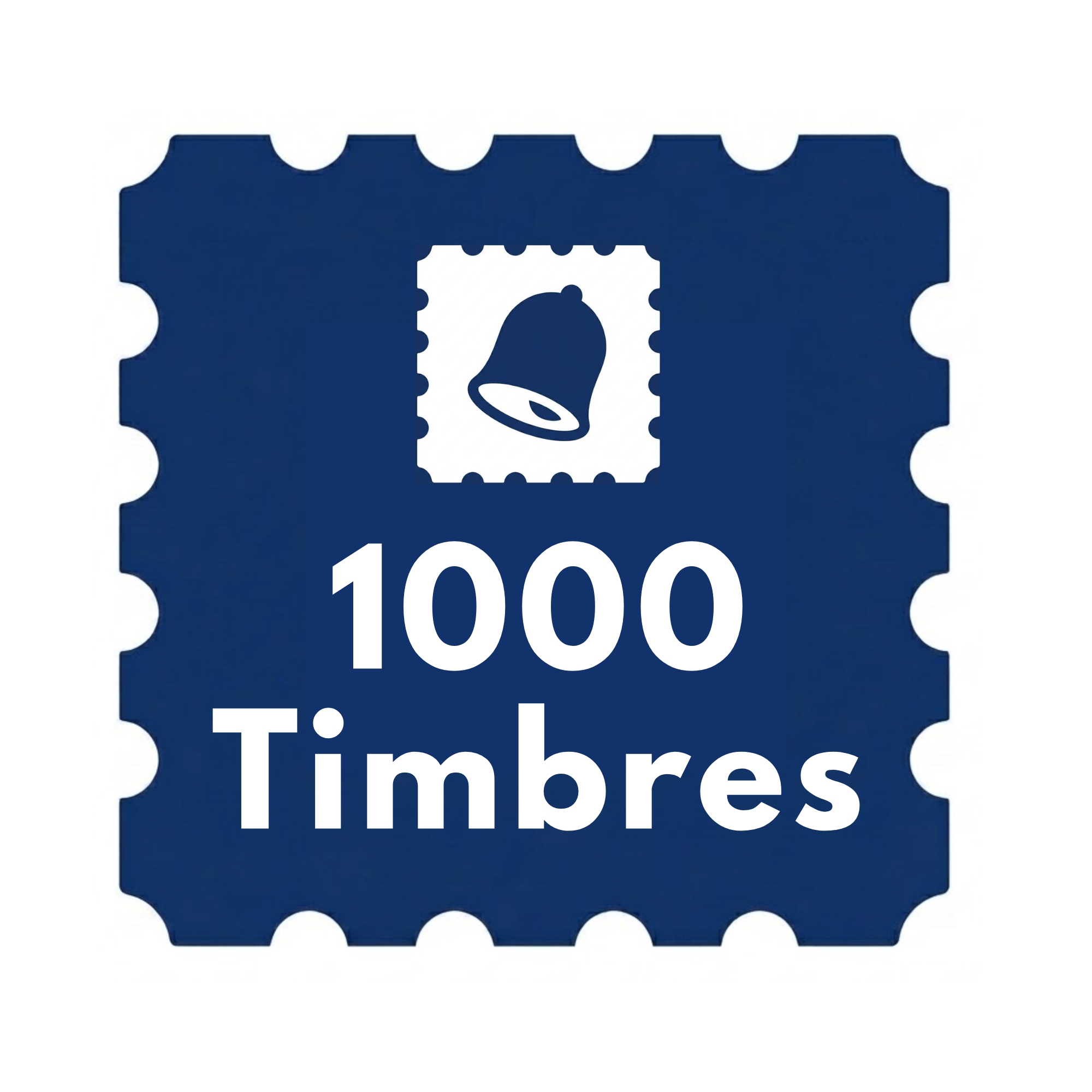 Paquete 1000 timbres